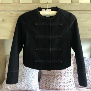 Girls crewcuts black wool jacket size 8